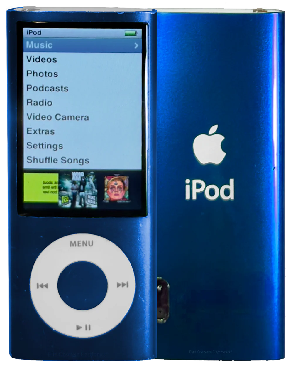 Bluetooth modded Apple iPod nano 5th Blue Upgraded with SDXC Card, Custom Media Player , USB C mod upgrade (2TB 3000 mAh)