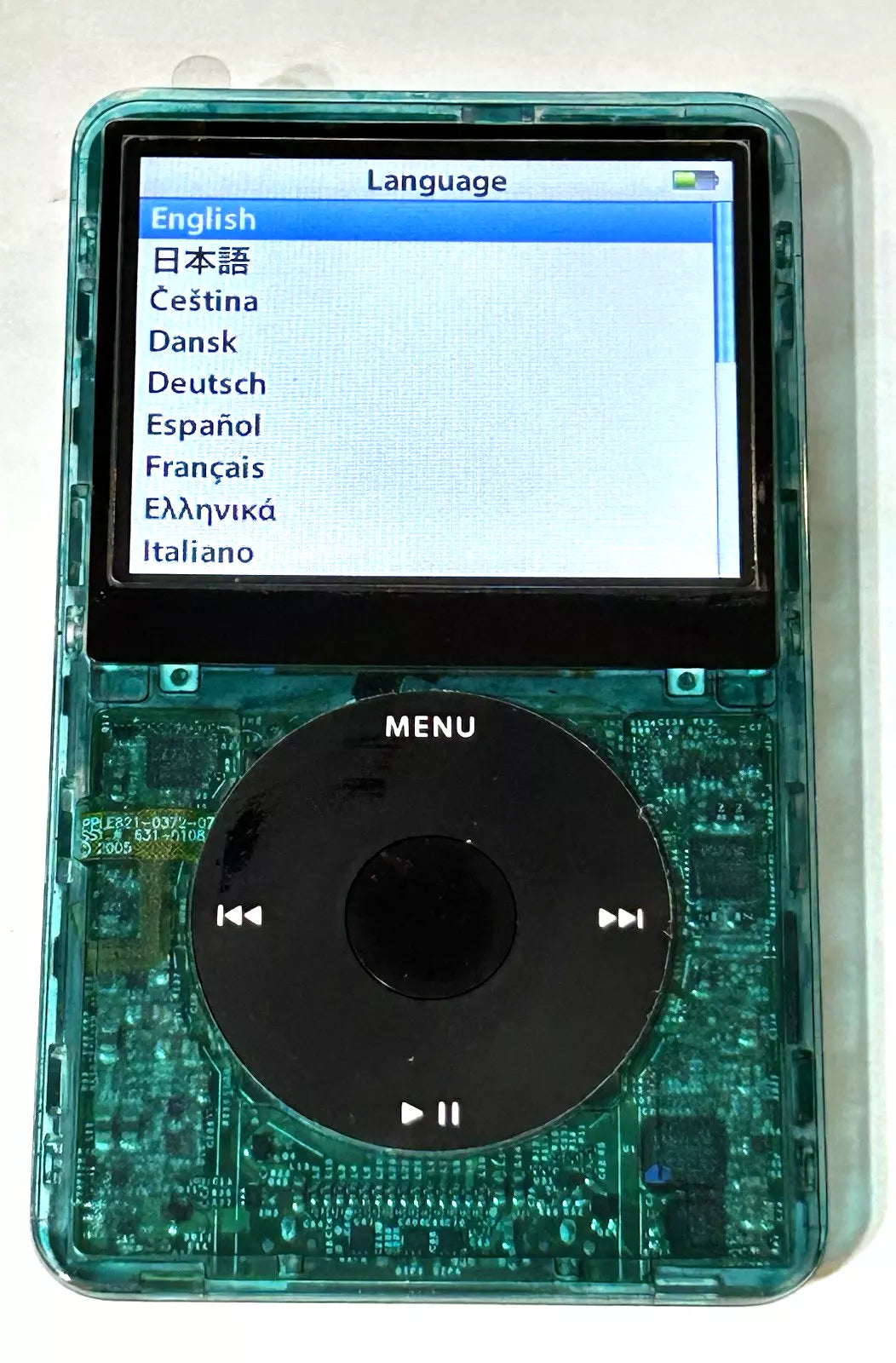APPLE iPOD CLASSIC 5.5th Turq 2TB SSD Wolfson DAC Atomic 3000 Mega Battery