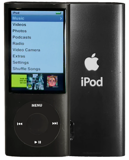 Bluetooth modded Apple iPod nano 5th Black Upgraded with SDXC Card, Custom Media Player , USB C mod upgrade (2TB 3000 mAh)