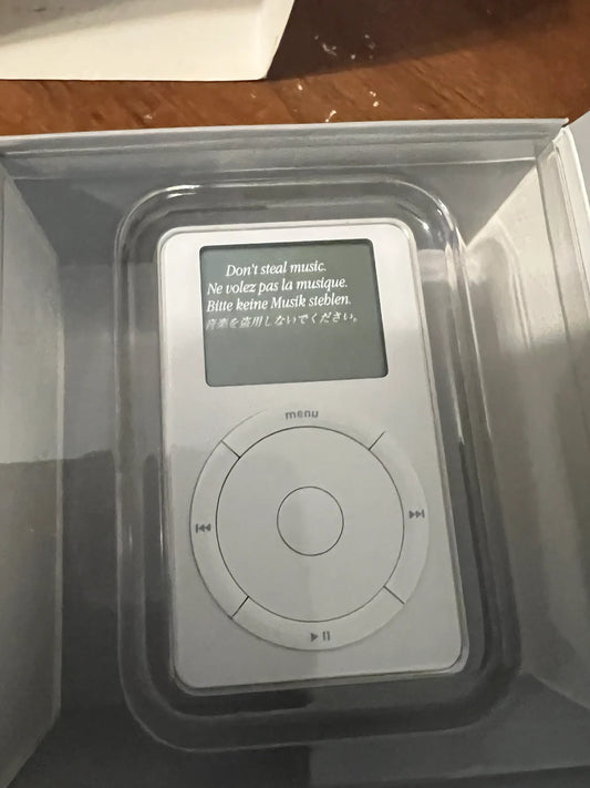 Original iPod sealed unit in original packaging