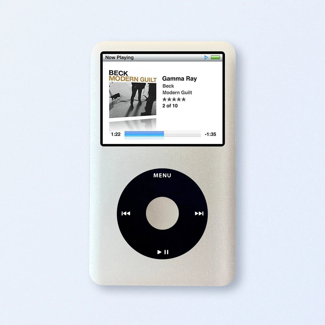 Apple iPod Classic 7th Gen SIlver Upgraded with SDXC Card, Custom Media Player , USB C mod upgrade (2TB 3000 mAh)