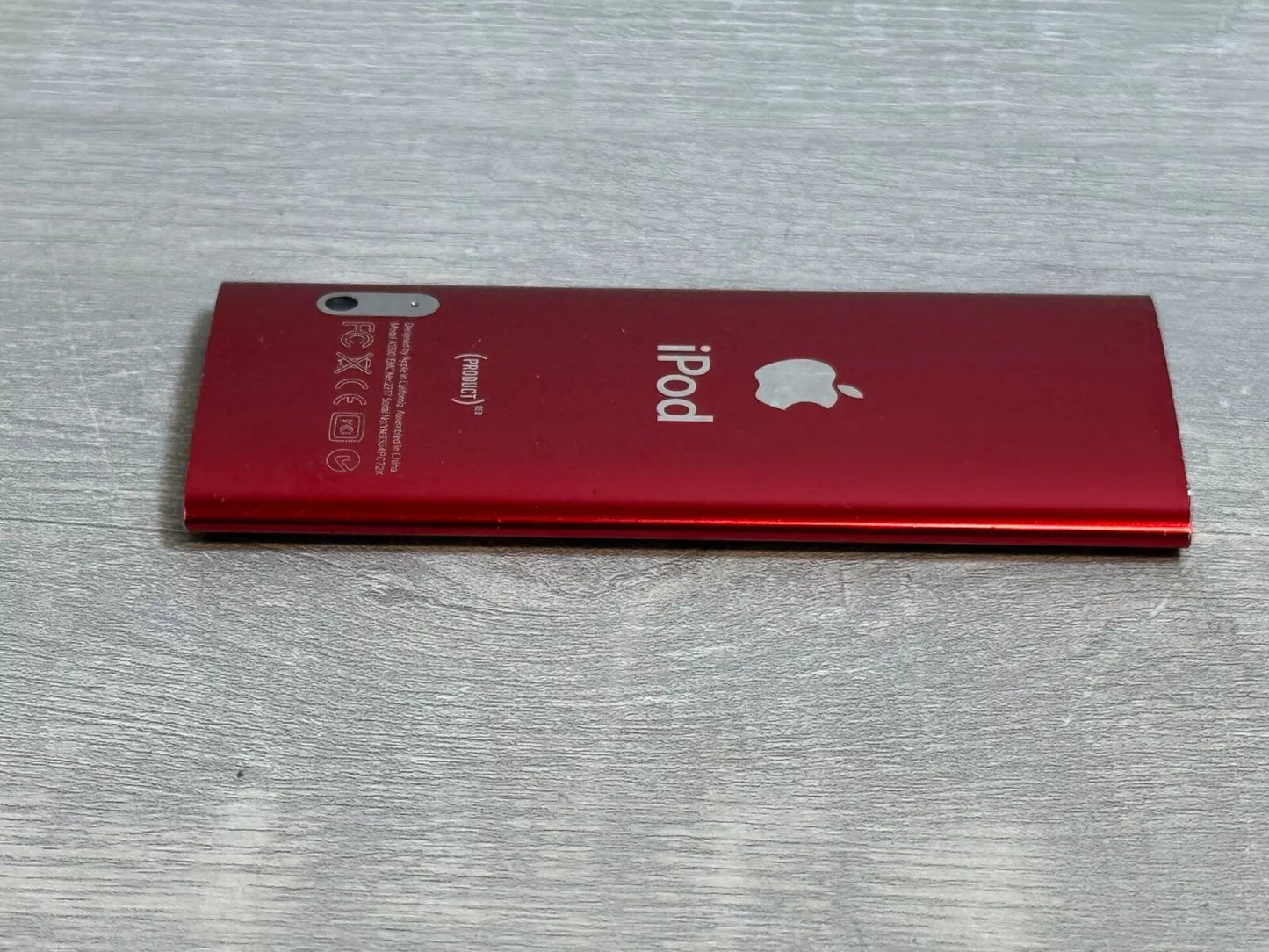 Bluetooth modded Apple iPod nano 5th Red Upgraded with SDXC Card, Custom Media Player , USB C mod upgrade (2TB 3000 mAh)
