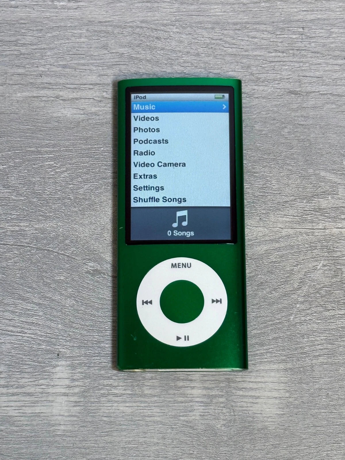 Bluetooth modded Apple iPod nano 5th Green Upgraded with SDXC Card, Custom Media Player , USB C mod upgrade (2TB 3000 mAh)