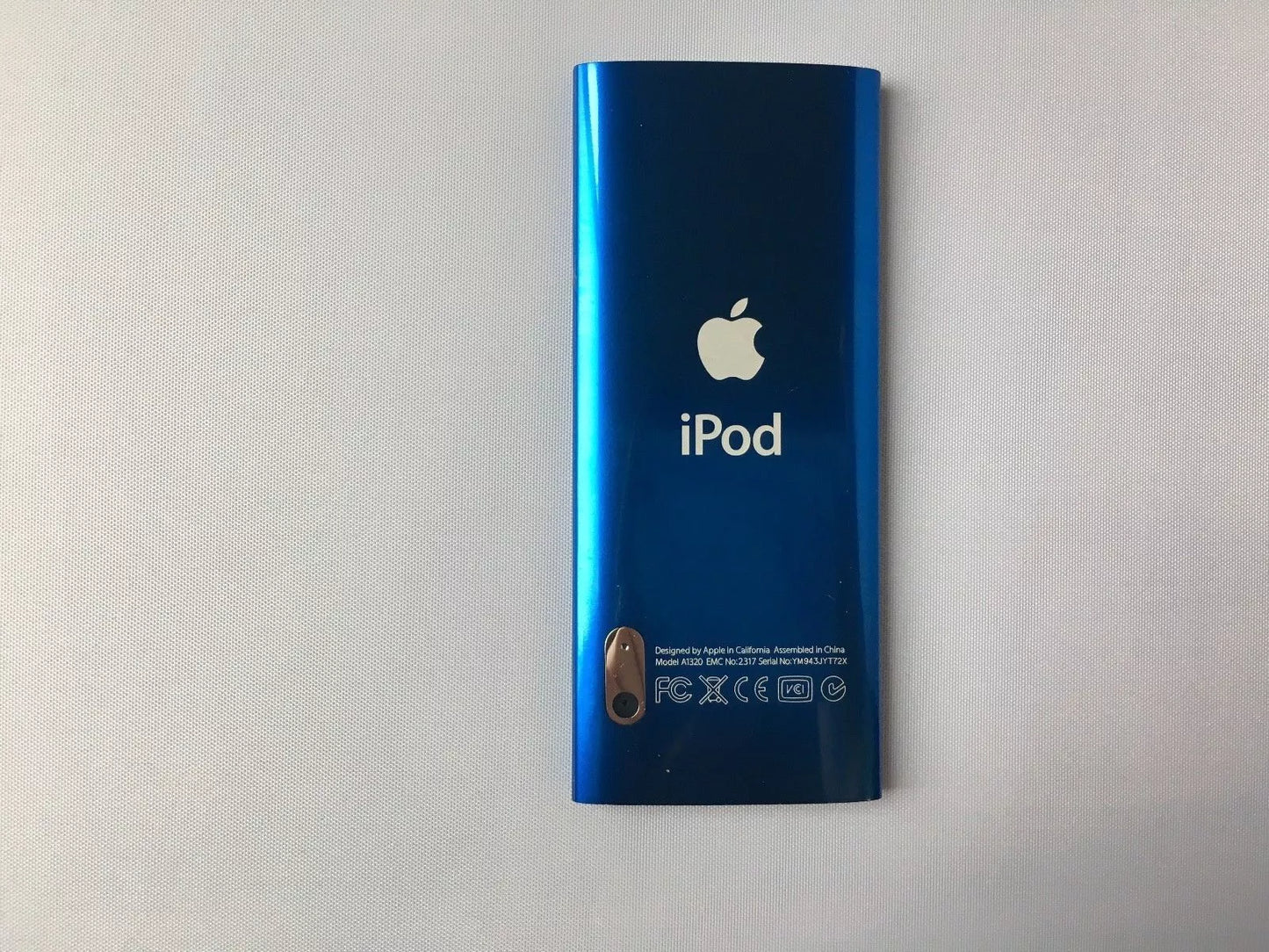 Bluetooth modded Apple iPod nano 5th Blue Upgraded with SDXC Card, Custom Media Player , USB C mod upgrade (2TB 3000 mAh)